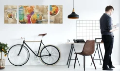 Acryl Gemälde 'Bewegte Magie' 150x50cm