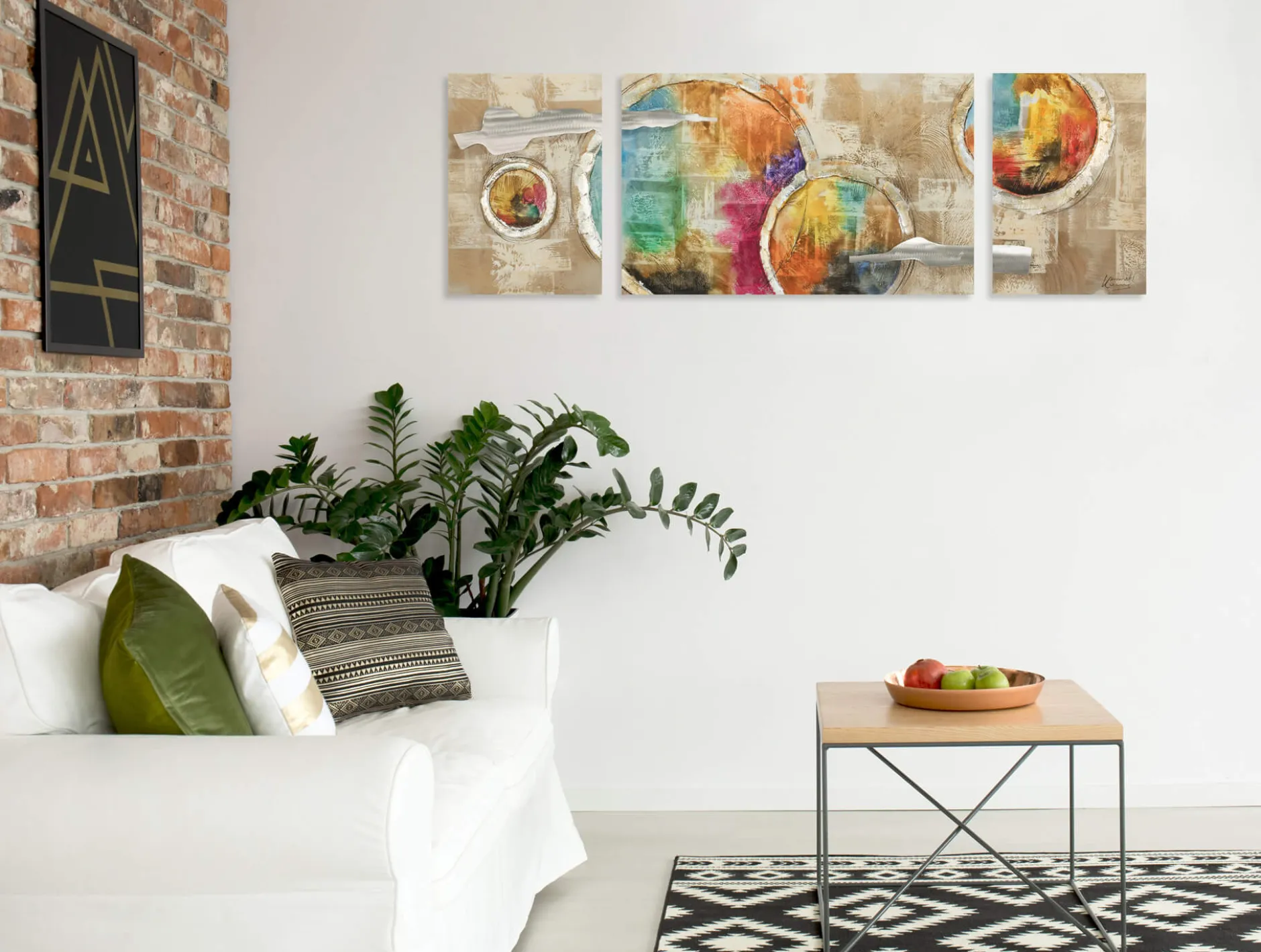 Acryl Gemälde 'Bewegte Magie' 150x50cm