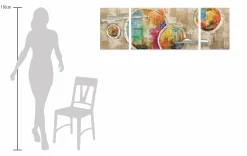 Acryl Gemälde 'Bewegte Magie' 150x50cm