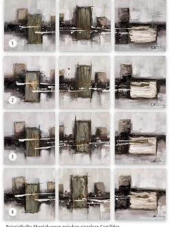 Acryl Gemälde 'Bronzezeit' 120x40cm