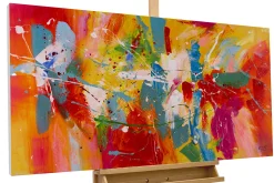 Acrylgemälde 'Colourful Life' 120x60cm | Limitierte, handsignierte Edition