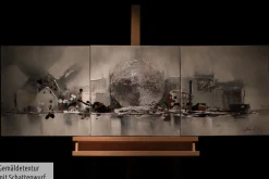 Acryl Gemälde 'Heart of the City' 120x40cm