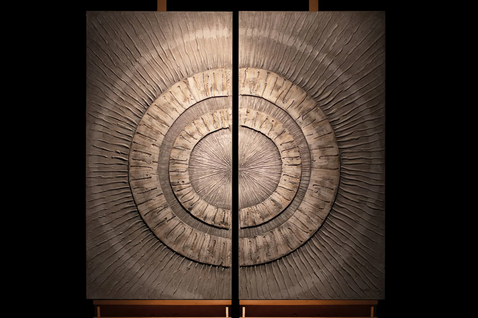 Acryl Gemälde 'Himmelstor' 120x120cm