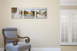 Acryl Gemälde 'Rätselhafte Aussicht' 120x40cm