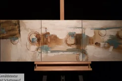 Acryl Gemälde 'Rätselhafte Aussicht' 120x40cm