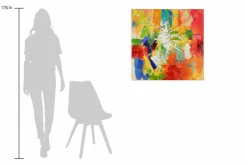 Acrylgemälde 'Through the Rainbow' 80x80cm | Limitierte, handsignierte Edition
