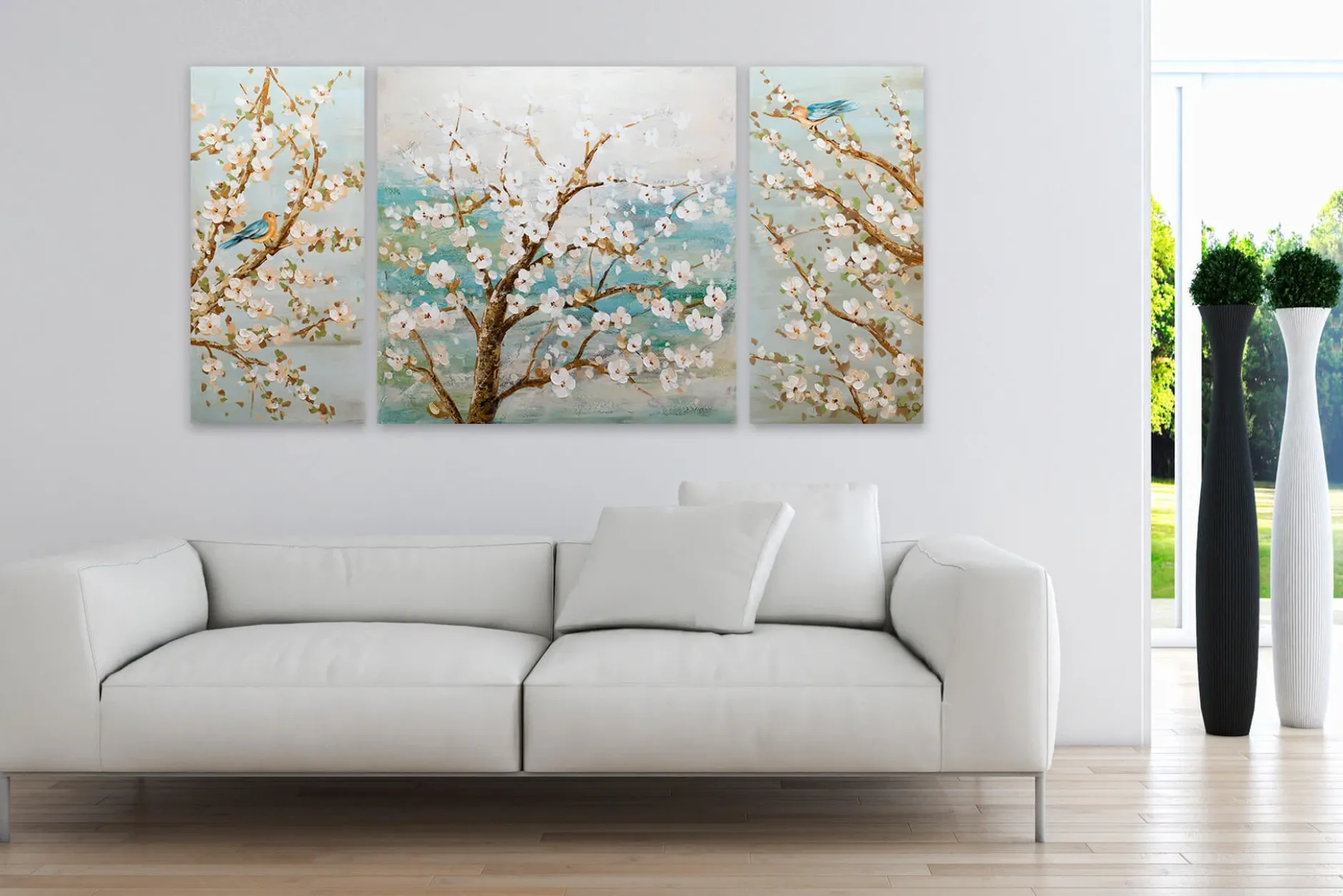 Acryl Gemälde 'Together Apart' 200x100cm