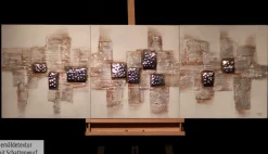 Acryl Gemälde 'Trinitarian Doctrines' 150x50cm