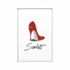 Acryl Wandbild 3D 'Devil's Red High Heels' 40x60cm