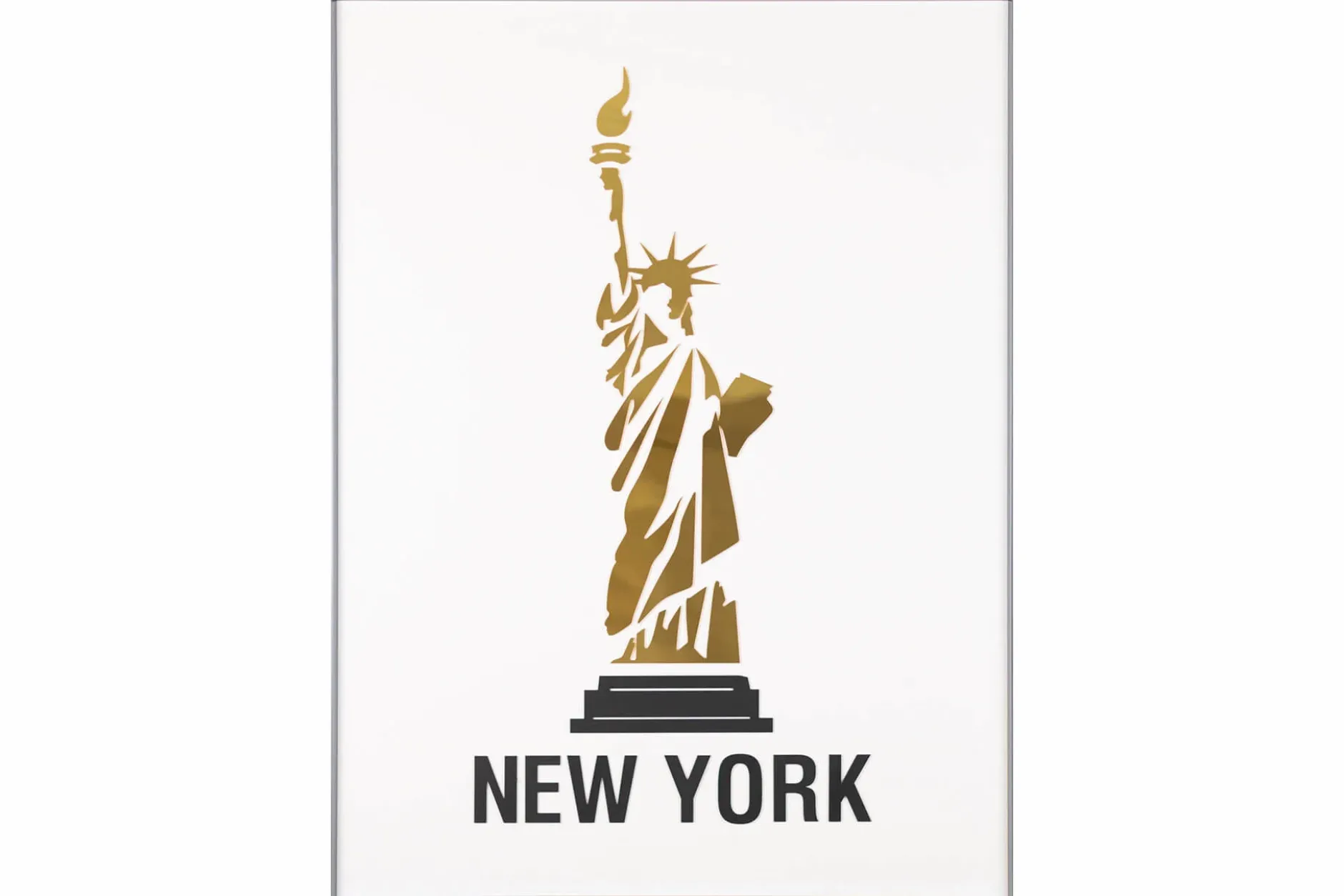 Acryl Wandbild 3D 'Gate to New York' 60x80cm