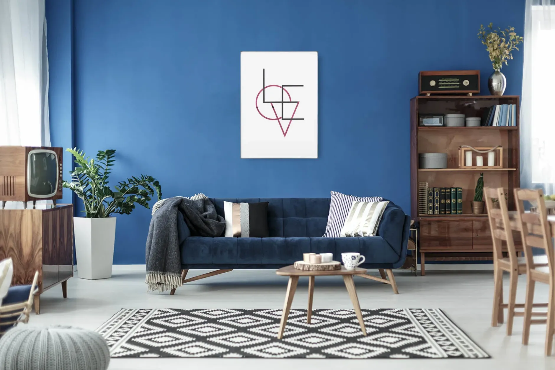 Acryl Wandbild 3D 'LOVE is universal' 50x70cm
