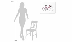 Acryl Wandbild 3D 'Mein Fahrrad und Ich' 50x70cm
