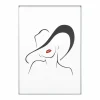 Acryl Wandbild 3D 'Modische Trendsetterin' 50x70cm
