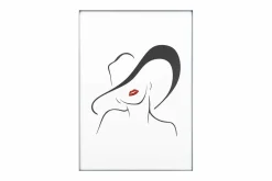 Acryl Wandbild 3D 'Modische Trendsetterin' 50x70cm