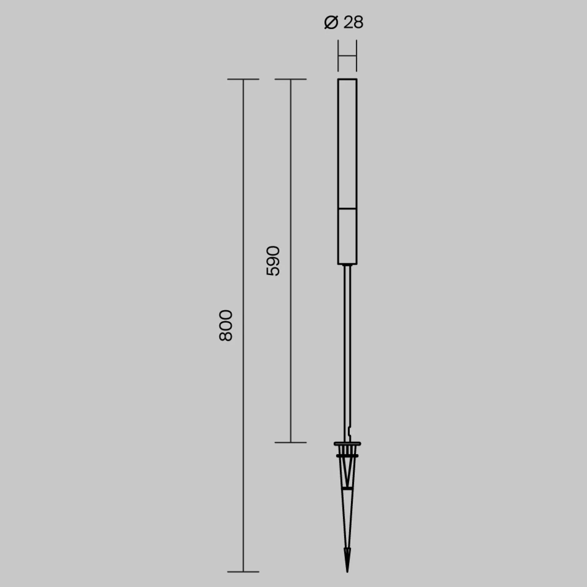 Außenlampe 'Flare 3'