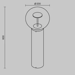 Außenlampe 'Velora 1'