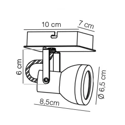 Deckenleuchte 'Heli 2G'