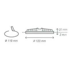 Deckenleuchte 'Novo Plus 4WH'