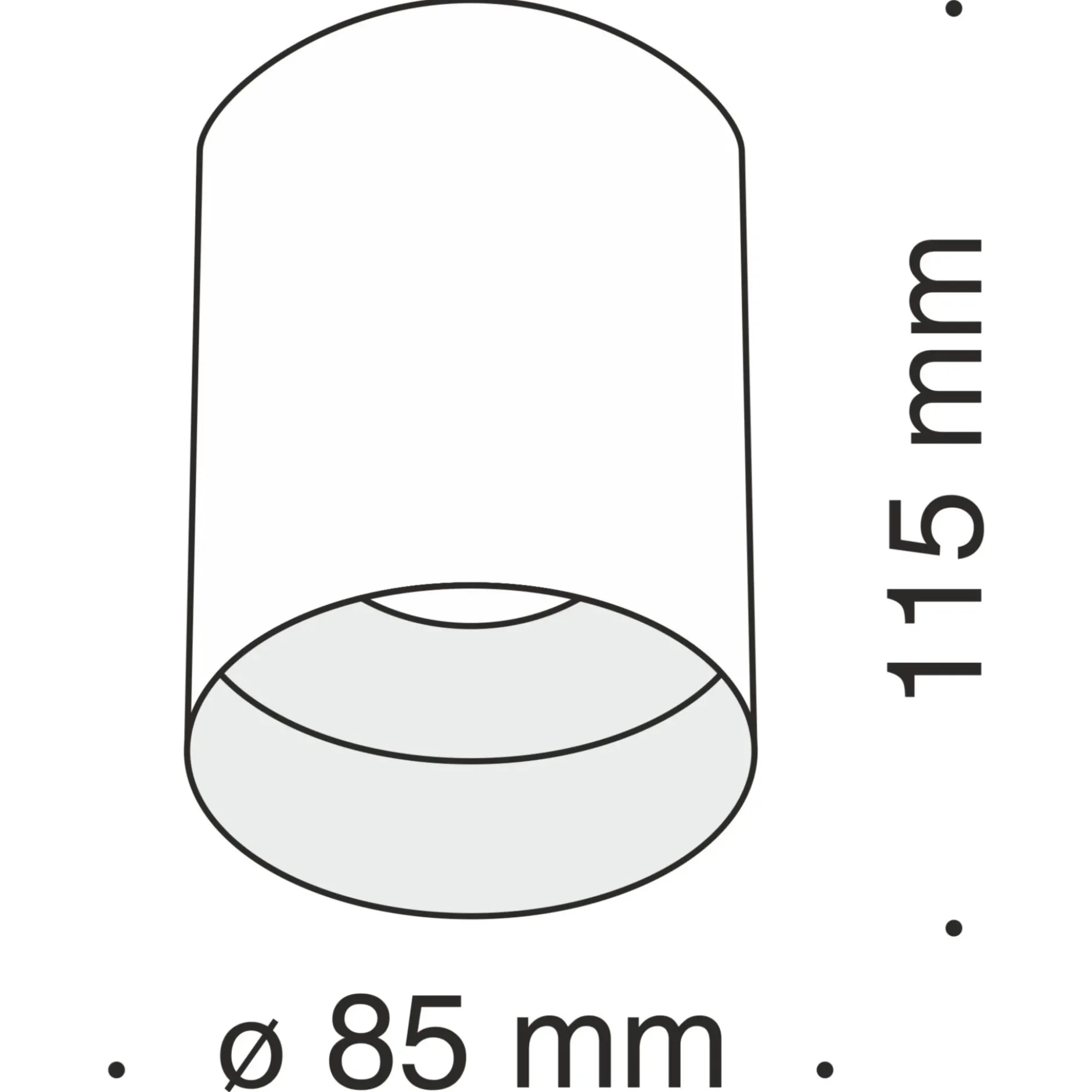 Deckenleuchte 'Slim 12'