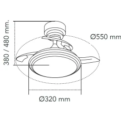 Deckenventilator 'Antila MX1'