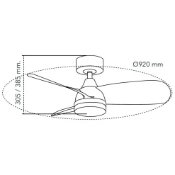 Deckenventilator 'Bryan BL1'