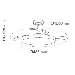 Deckenventilator 'Ecoro EB1'