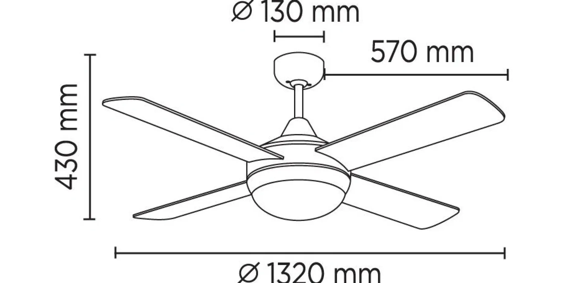 Deckenventilator 'Millar 1'
