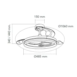 Deckenventilator 'Naira NF1'
