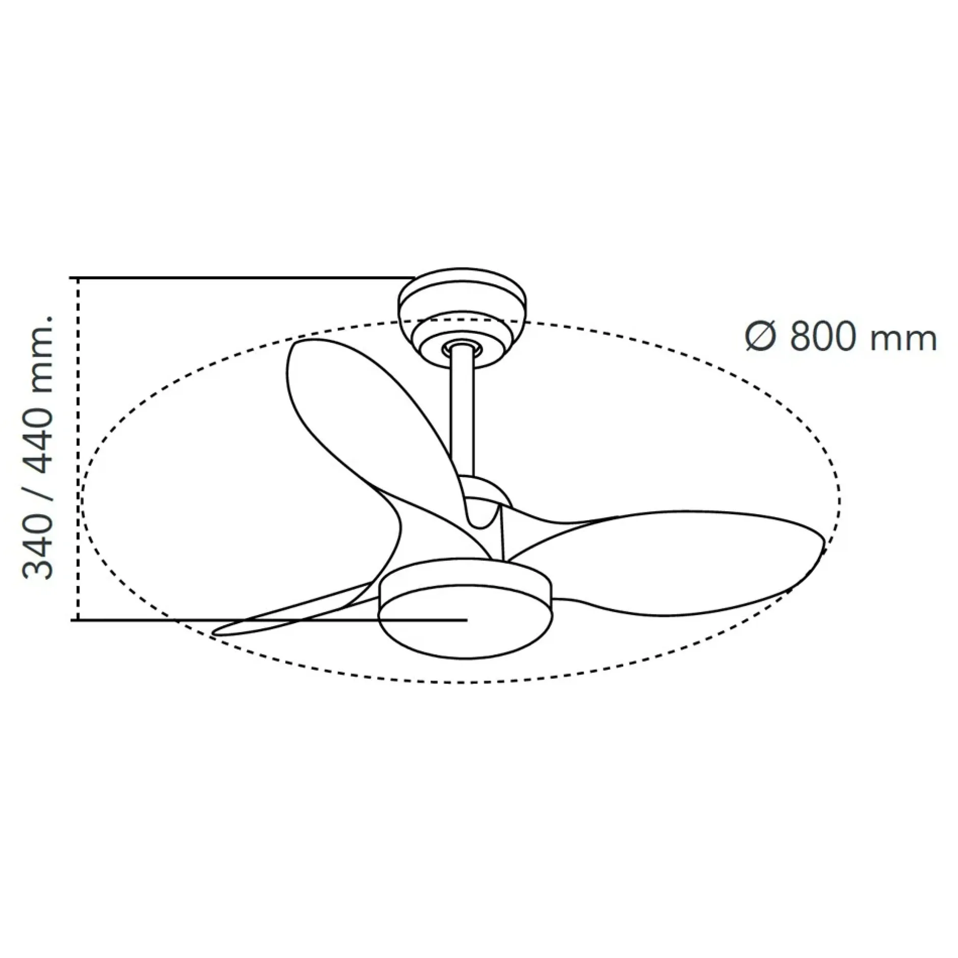 Deckenventilator 'Stel MN1'