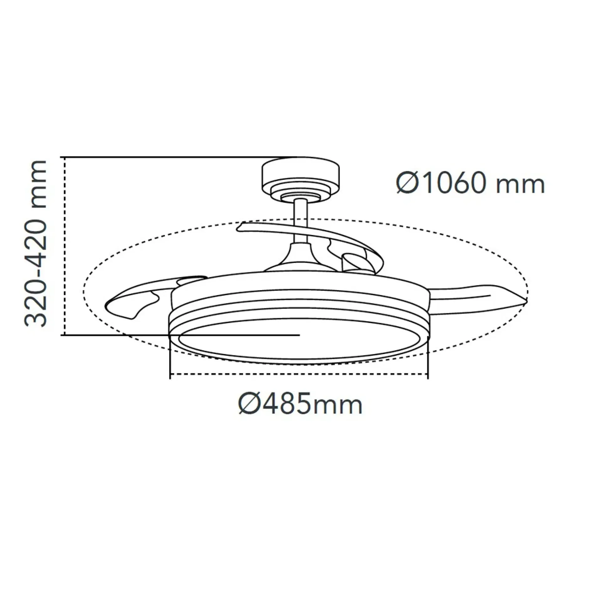 Deckenventilator 'Supereco SB1'