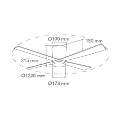 Deckenventilator 'Surat SC1'