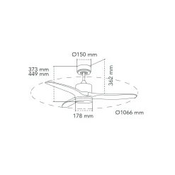 Deckenventilator 'Terre CCT'
