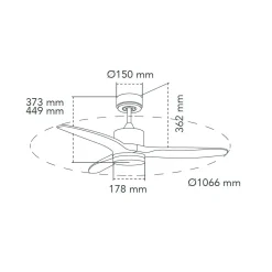 Deckenventilator 'Terre TC1'