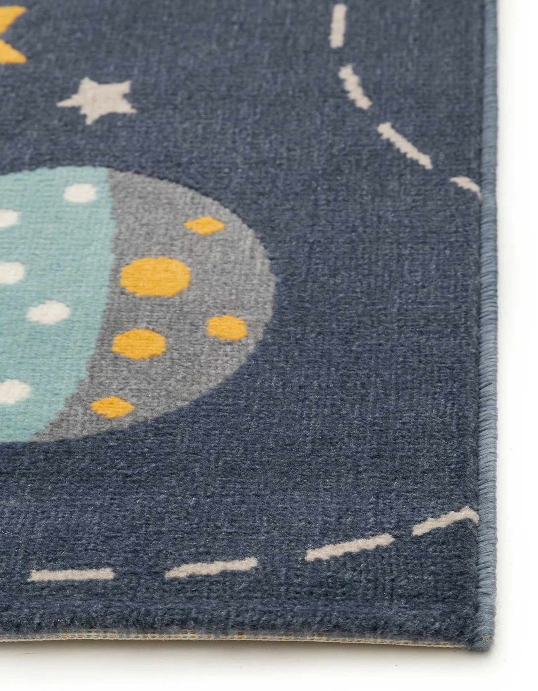 Design Kinderteppich Apollo Blau II