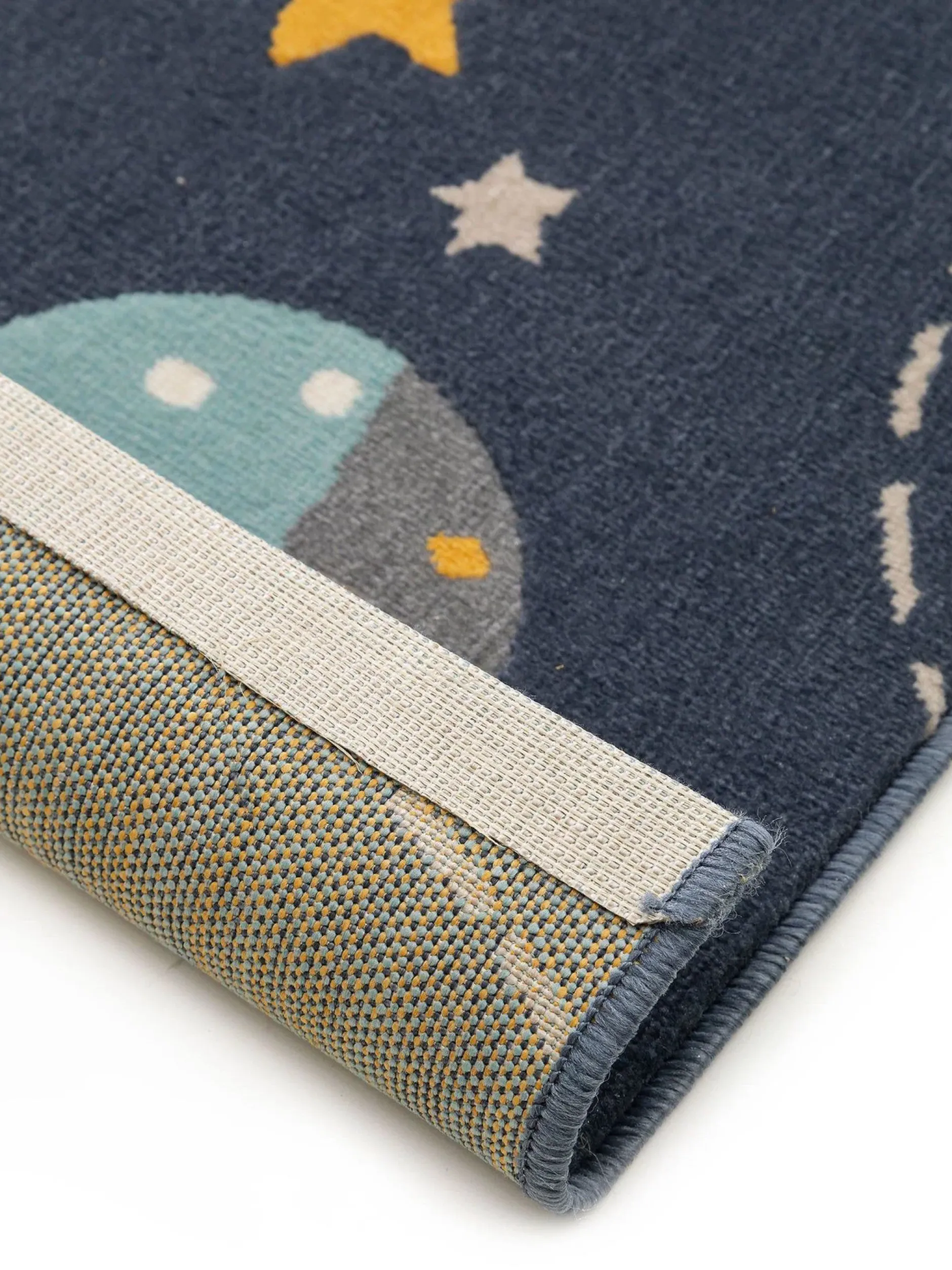 Design Kinderteppich Apollo Blau II