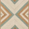 Design Kinderteppich Frieda Grün/Beige