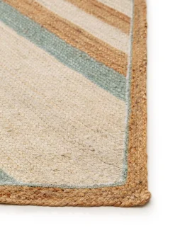 Design Kinderteppich Frieda Grün/Beige