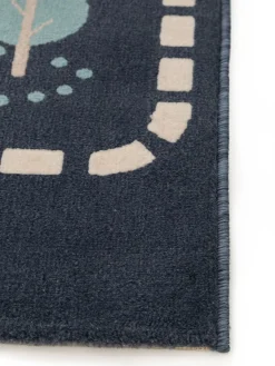 Design Kinderteppich Juno Blau II