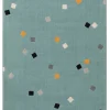 Design Kinderteppich Juno Türkis I