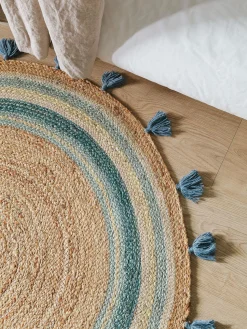 Design Kinderteppich Lovis Türkis