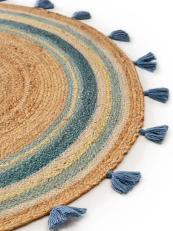Design Kinderteppich Lovis Türkis
