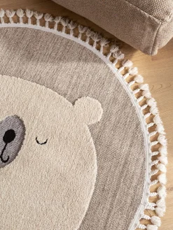 Design Kinderteppich Momo Beige III