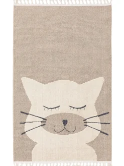 Design Kinderteppich Momo Beige IX