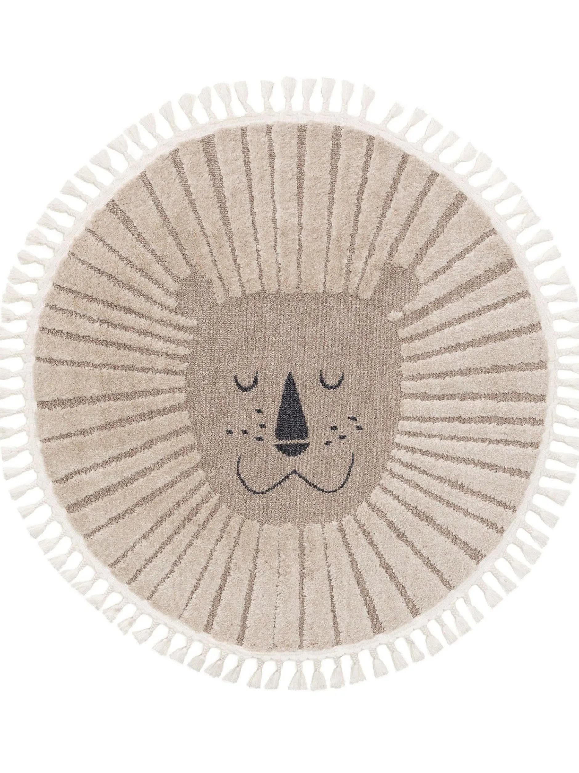 Design Kinderteppich Momo Beige XV