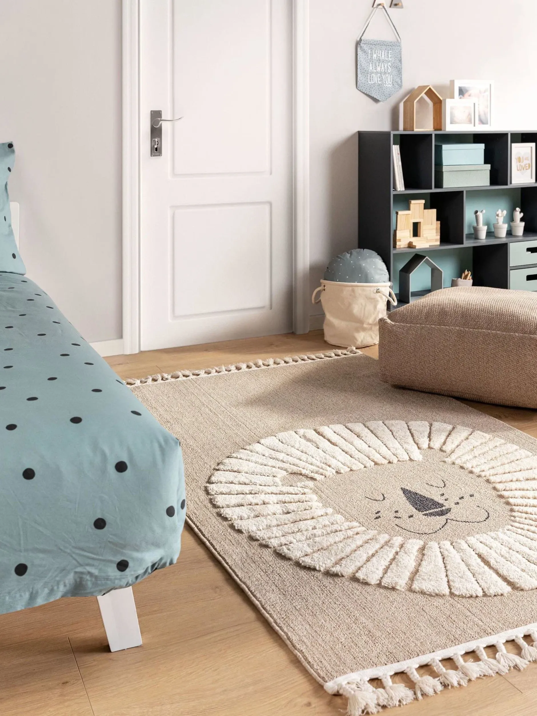 Design Kinderteppich Momo Beige XIII