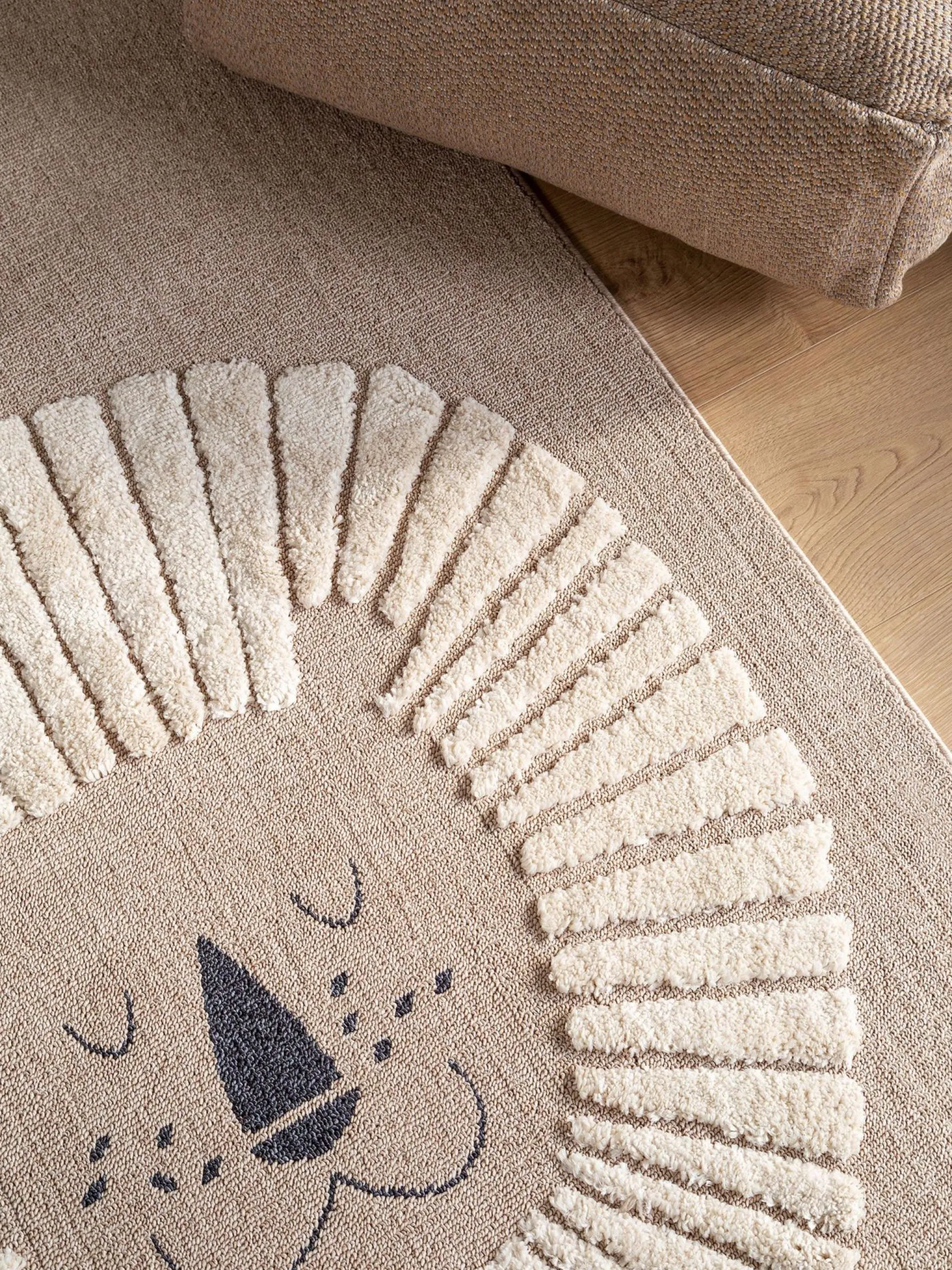 Design Kinderteppich Momo Beige XIII