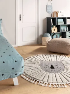 Design Kinderteppich Momo Grau IV
