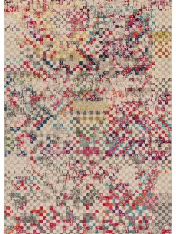 Design Teppich Casa Bunt