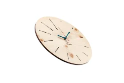 Design Wanduhr 'Azuhr Zirbe rund'