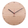 Design Wanduhr 'Bergtouhr Eiche rund'